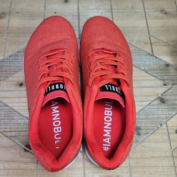 Nobull Outwork Men's 7.5 Super Fabric Trainer Red White Athletic Shoe Sneaker - Picture 10 of 12